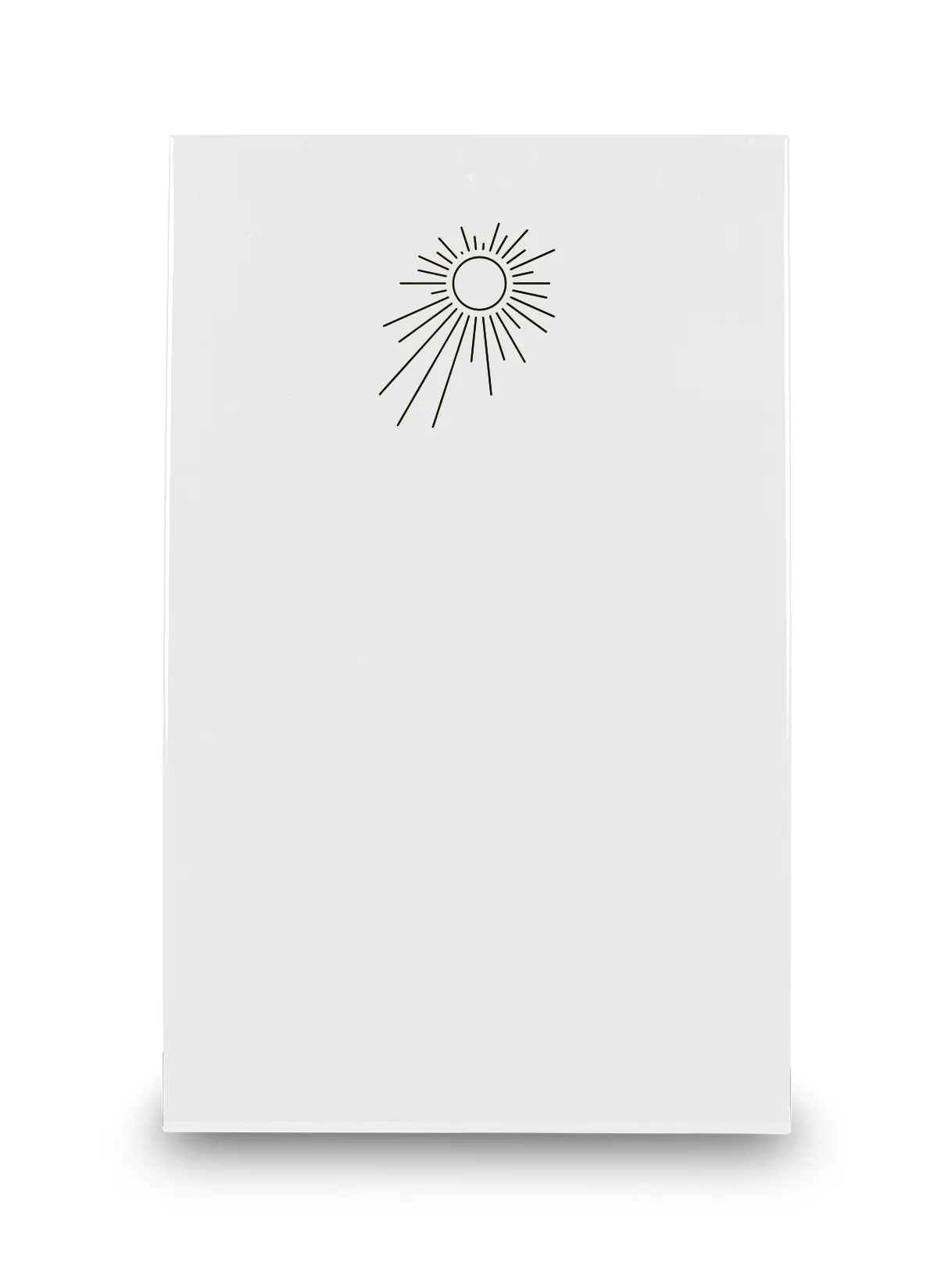 Rechteck | Weiss | Sonne 