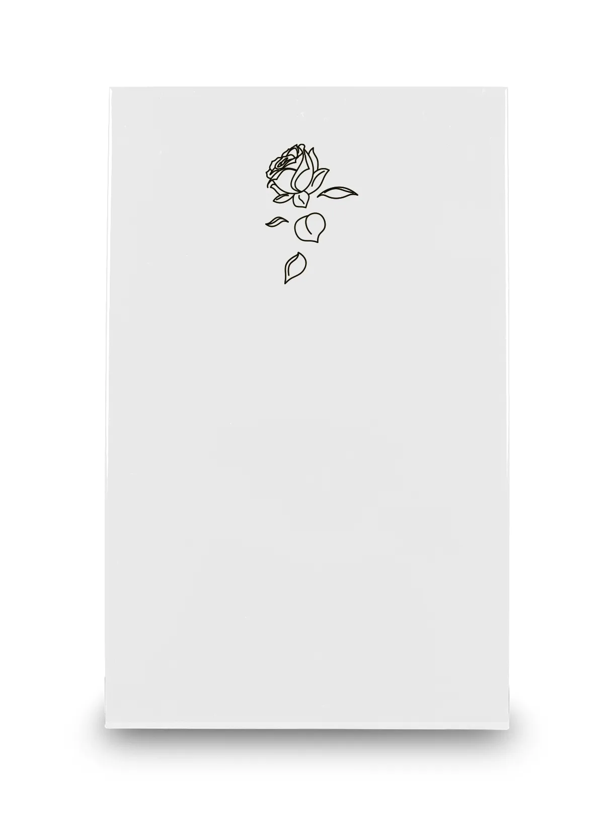 Rechteck | Weiss | Rose 