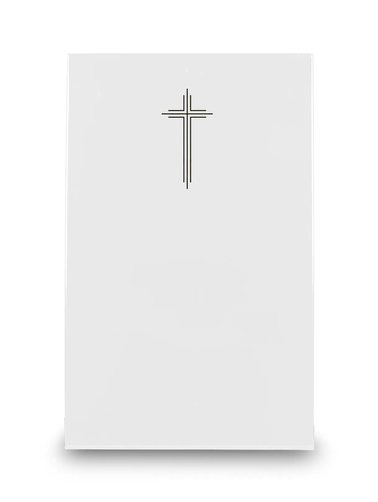 Rechteck | Weiss | Kreuz 